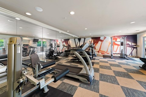 cardio equipment  at Sugarloaf Crossing Apartments, Lawrenceville GA 30046